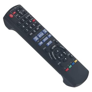 Imagem de Beyution Controle remoto de substituição N2QAYB000734 adequado para leitor de discos Blu-Ray Panasonic DMP-BD77, DMP-BD87, DMP-BD871, DMP-BD875, DMP-DB87P-K, DMP-BD87-K, DMP-BDT87, DMP-DBS100-(versão