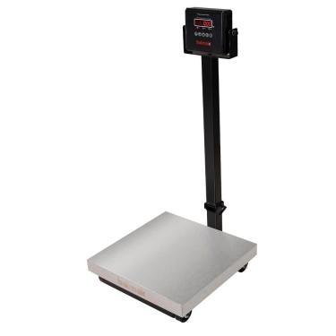 Imagem de Balança Digital De Plataforma Balmak Serie Plus Inox 150kg Coluna Com Bateria K-150icb-3-p