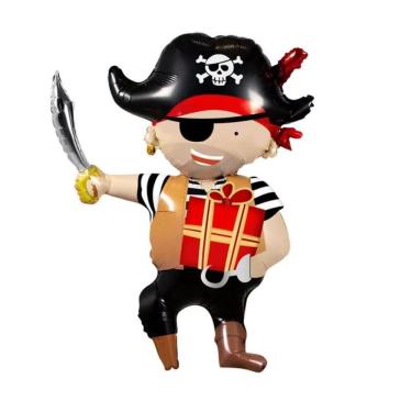 Imagem de Balão Metalizado Pirata - 35 Polegadas