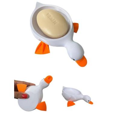 Imagem de Saboneteira em Formato de Pato Divertida 1 unid - FLEX3D