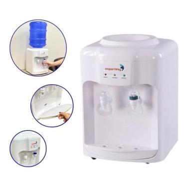 Imagem de Bebedouro Refrigerado Agua Gelada Normal Garrafão 127v Branco - Import