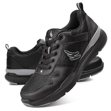 Imagem de WALK·HERO COMFORT AND SUPPORT Tênis De Caminhada Masculino Para Fascite Plantar, Tênis Ortopédicos Masculinos Com Suporte Para Arco, Calçados Casuais Confortáveis Para Alívio Da Dor Com Sola De Borr