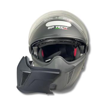 Imagem de CAPACETE FRENTE REMOVÍVEL PRETO FOSCO MOTOBOY GP TECH ZOOM (60)