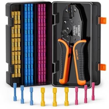Imagem de Alicate de crimpagem SOMELINE Kit de terminais termorretráteis de 0,5 