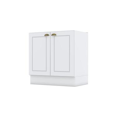 Imagem de Balcão 02 Portas 80 Cm Amy Branco Hp Casa 812 Branco Hp