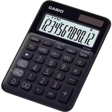 Imagem de Calculadora De Mesa Casio Ms20uc 12 Dígitos Preta