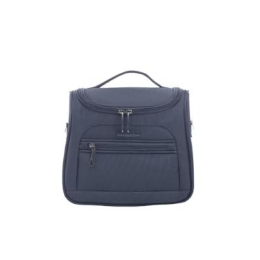 Imagem de Frasqueira Bolsa Organizadora Mão Mala Viagem Necessaire (Azul)