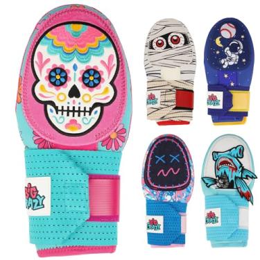 Imagem de Big Crazy Luva deslizante, luva deslizante de beisebol para crianças e adultos, proteção das mãos para mãos esquerda e direita, luvas deslizantes duráveis respiráveis flexíveis, acessório de