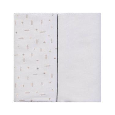 Imagem de Cueiro para Bebê Flanelado Baby Joy Clássicos, Bege