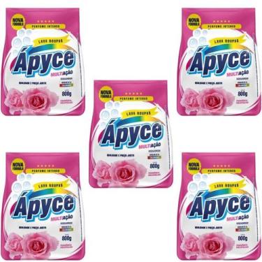 Imagem de kit 5 pacote de sabão de 800GR ENCAPSULADA - Ápyce