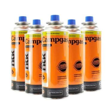 Imagem de Kit 5 Refil Gás Butano P/ Fogareiro e Maçarico Campgás Ntk - Nautika
