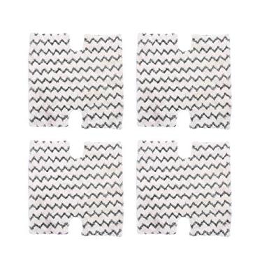 Imagem de 4 Pack de Esponjas Mop Microfibra Substituição para Shark Lift-Away Pro Genius Steam Pocket S3973 Acessórios Pano Limpeza Lavável