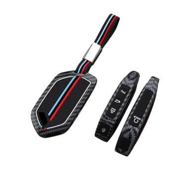 Imagem de Botões liga de zinco silicone caso chave do carro capa escudo remoto chave fob Compatível com kia/picanto/sorento /mq4 /carnaval /ka4 /k5 carens(Shell with bracelet5)