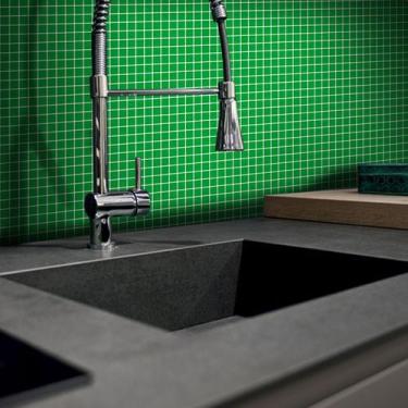 Imagem de Adesivo Destacável Pastilha para Cozinha Clássica Verde - TaColado, 15