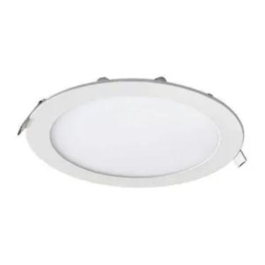 Imagem de Painel Led Slim Embutir Redondo Blumenau 24w 6500k Branco Frio