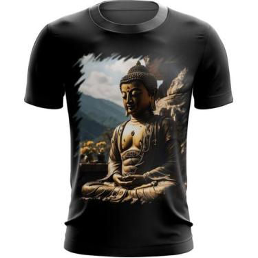 Imagem de Camiseta Dryfit Estátua de Buda Iluminado Religião 5 - Kasubeck Store®