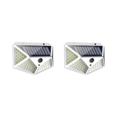 Imagem de 12 Luzes Solares de Parede com Sensor de Movimento - 100 LEDs - Ilumin