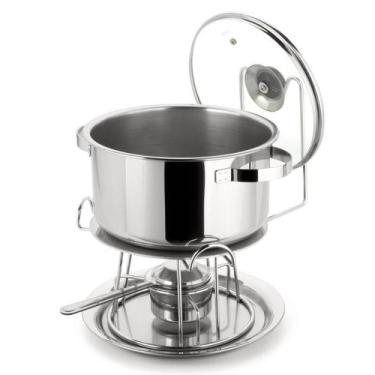 Imagem de Le Rechaud Aço Inox 7 Litros Panela Com Aquecedor Para Buffet Restaura