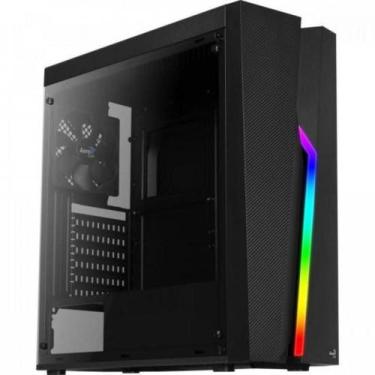 Imagem de Gabinete gamer mid tower sem fonte aerocool bolt bolt-a-bk-v1