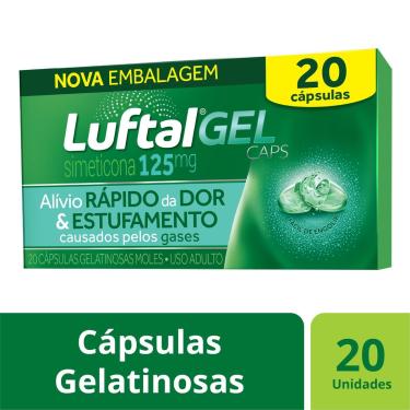Imagem de Luftal Gel Caps Simeticona 125mg 20 cápsulas 20 Cápsulas Gelatinosas