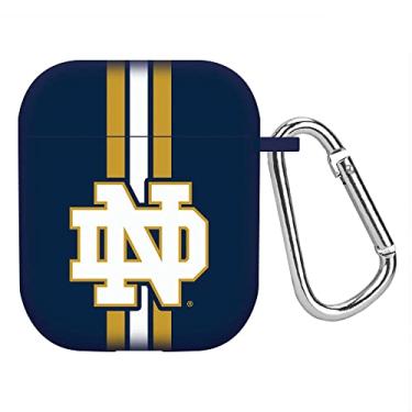 Imagem de AFFINITY BANDS Capa Notre Dame Fighting Irish HD compatível com Apple AirPods Gen 1 e 2 (listras)