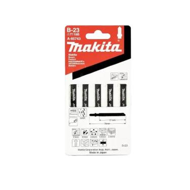 Imagem de Kit Laminas Tico Tico Metal 5un A85743 B23 Makita