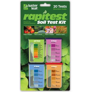 Imagem de Kit de teste de solo Rapitest para jardins, legumes, flores e gramados. Testador de solo projetado e montado nos EUA completamente, mede e analisa de forma rápida e precisa a acidez do pH do solo e os