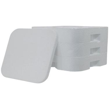 Imagem de Transporte Com 3 Bases E 1 Tampa De Isopor P/ Marmitex Nº 8