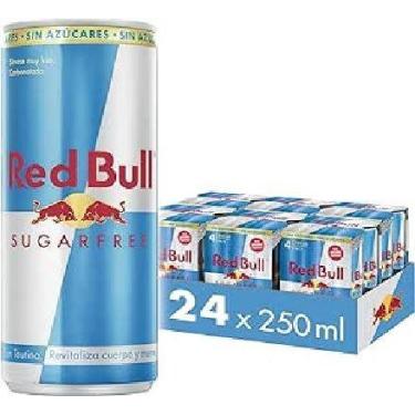 Imagem de Energético Red Bull Sugar Free, 250 Ml (24 Latas)