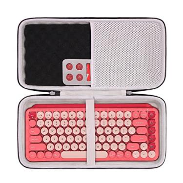 Imagem de LTGEM Capa compatível com teclado e mouse mecânicos Logitech POP ICON Combo/POP Keys, rosa (apenas capa)