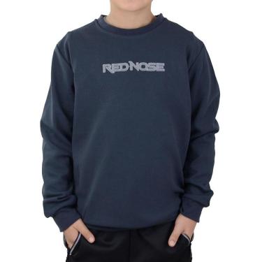 Imagem de Blusa Juvenil Masculina Red Nose Moletom Cinza Escuro 971007-Masculino