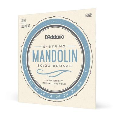 Imagem de Encordoamento Bandolim 10-34 D Addario Bronze 80/20 EJ62 [F035]
