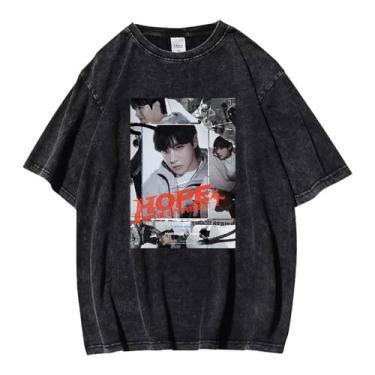 Imagem de Camiseta J-Hope Solo vintage estampada lavada streetwear camisetas vintage unissex para fãs, 4, 3G