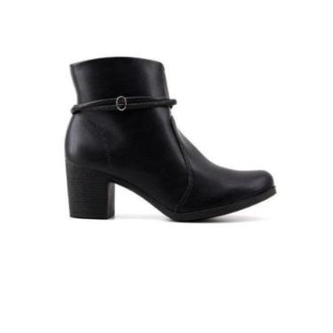 Imagem de Bota Cano Curto Dakota Salto Alto G9641 Preto-Feminino