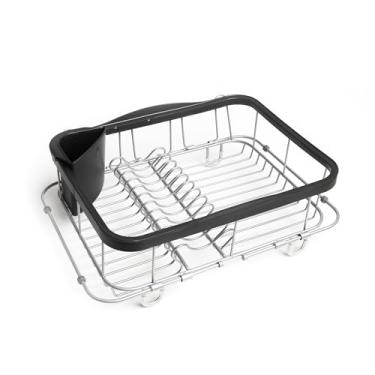 Imagem de Escorredor de Louça de Aço Inox Umbra Preto 48X29X14CM