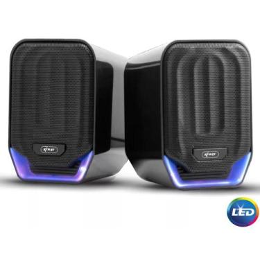 Imagem de Caixa Caixinha De Som Gamer Para Pc Notebook Tv Led Potente 12w Ro823 