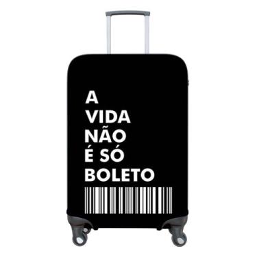 Imagem de Capa para Mala de Viagem Estampada Malha Suplex Resistente - Loilu, P 