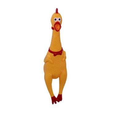 Imagem de Brinquedo Para Cães Látex Galinha Sonora Media Savana Pet