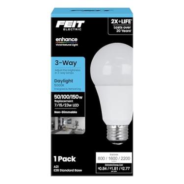 Imagem de Feit Electric Lâmpada LED A50/150/950CA 50/100/150W EQ de 3 vias não DM A21, luz do dia 5000K, 15" A x 2,7" D