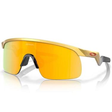 Imagem de Óculos de Sol Oakley Juvenil Resistor Olympic Gold Collection Patrick 