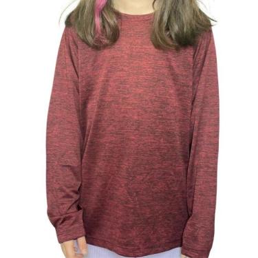 Imagem de Camiseta Infantil Dry Fit Proteção Uv35+ Manga Longa Unissex - Fix, Vi