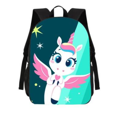 Imagem de Mochila Escolar Unicórnio Volta as Aulas