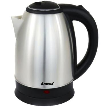 Imagem de Chaleira Jarra Elétrica Térmica Inox 1,8 Litros Reforçada Ferve Rapida