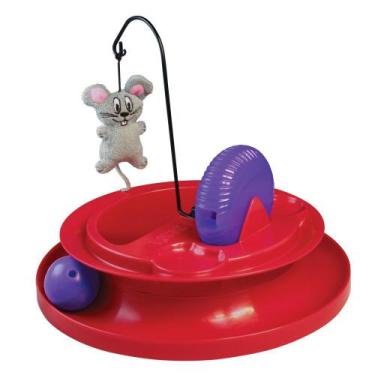 Imagem de Brinquedo Interativo Recheável p/ Gatos Kong Cat Playground