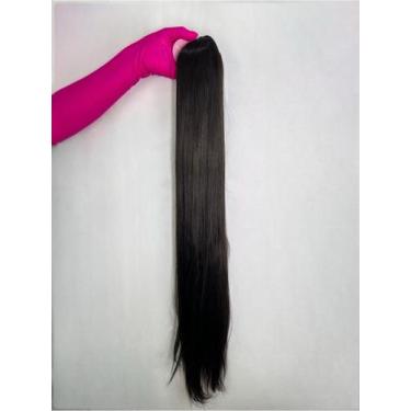Imagem de Rabo de Cavalo Orgânico Liso Castanho - Central Hair