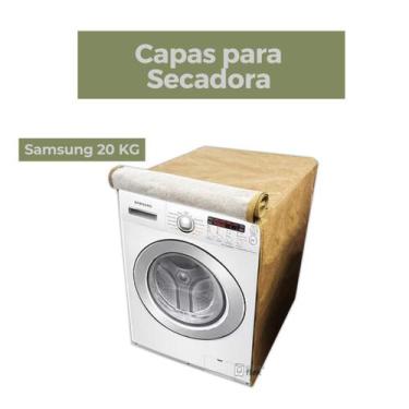 Imagem de Capa secadora samsung 20kg impermeável flex - Capas Flex, BEGE