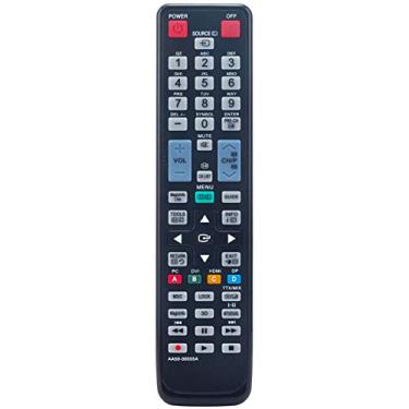 Imagem de Substituição de controle remoto AA59-00555A para monitor Samsung DE55A DE40A ME40A ME46A ME55A DE46A UE46A UE55A LH55DEAPLBC/XL LH40DEAPLBC/XL LH40MEPLGC/XL LH46MEPLGC/XL LH55MEPLGC/XL