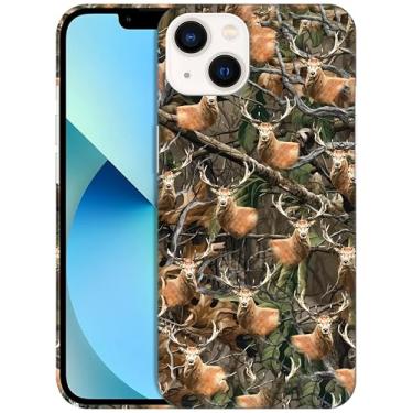 Imagem de GlamCase - Capa Camuflague DeerPrinted PC para iPhone 13 Mini Branca