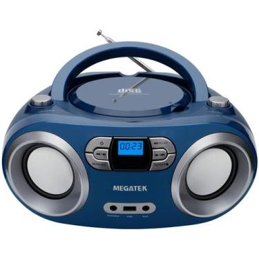 Imagem de Caixa de Som Portátil MEGATEK CB-M25BT com Bluetooth - Reproduz CDs