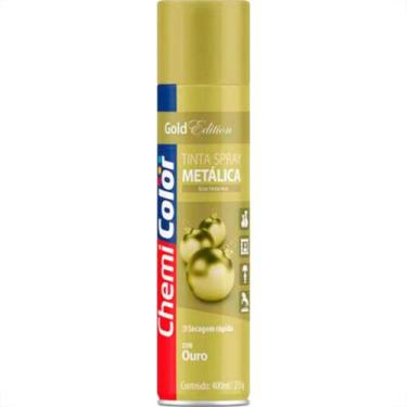 Imagem de Spray Chemic.Metalico Ouro  400Ml - CHEMICOLOR